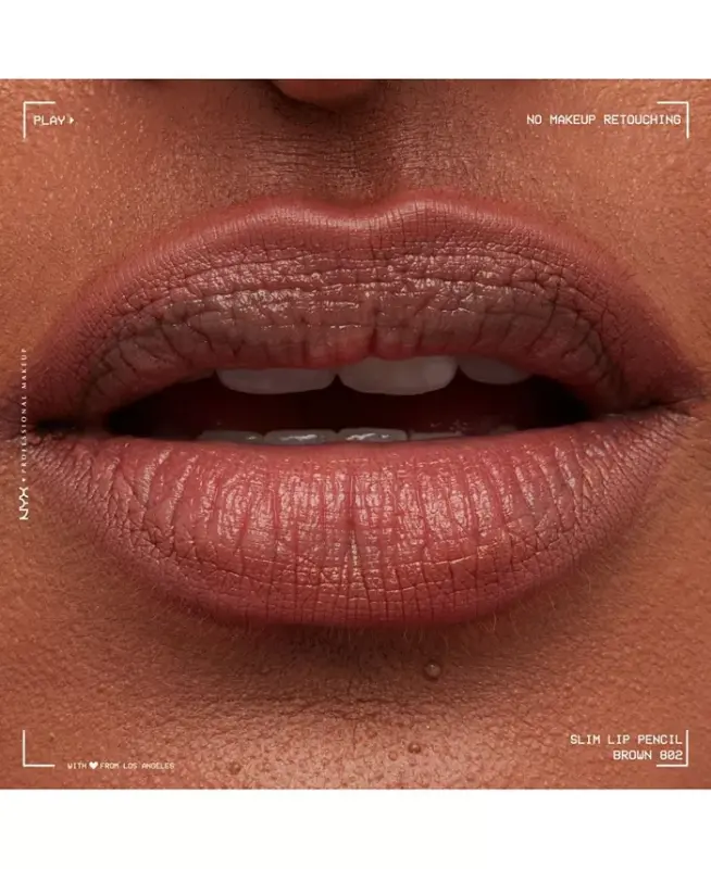 Slim Lip Pencil Creamy Long-Lasting Lip Liner - Brown - 8