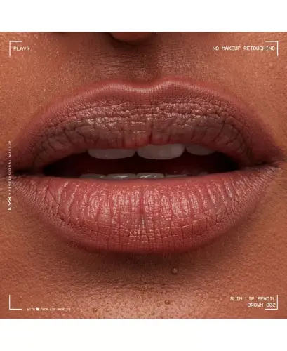 Slim Lip Pencil Creamy Long-Lasting Lip Liner-Brown - 8