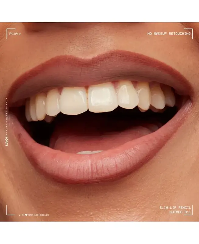 Slim Lip Pencil Creamy Long-Lasting Lip Liner-Nutmeg - 7