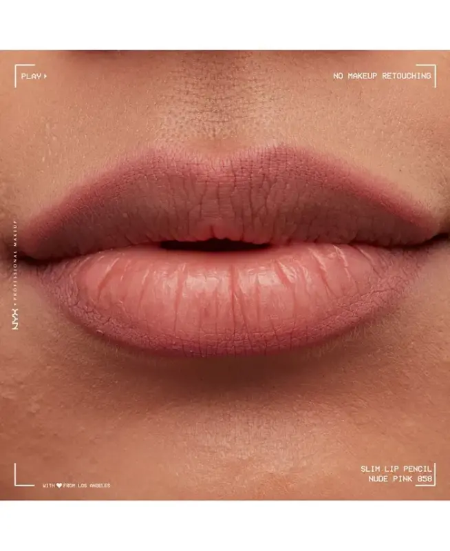 Slim Lip Pencil Creamy Long-Lasting Lip Liner - Nude Pink - 7