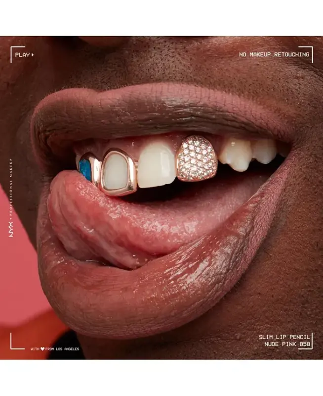 Slim Lip Pencil Creamy Long-Lasting Lip Liner - Nude Pink - 8