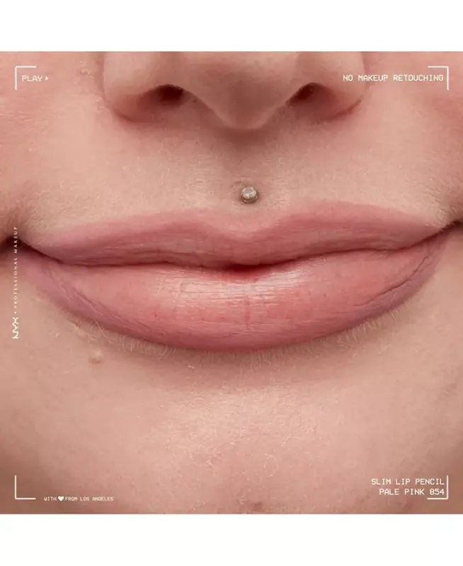 Slim Lip Pencil Creamy Long-Lasting Lip Liner - Pale Pink - 9