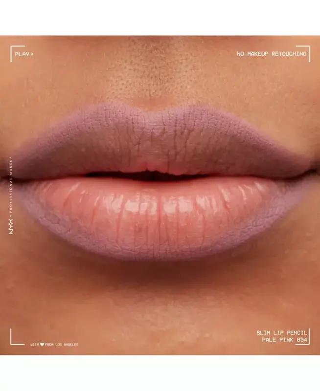 Slim Lip Pencil Creamy Long-Lasting Lip Liner-Pale Pink - 7