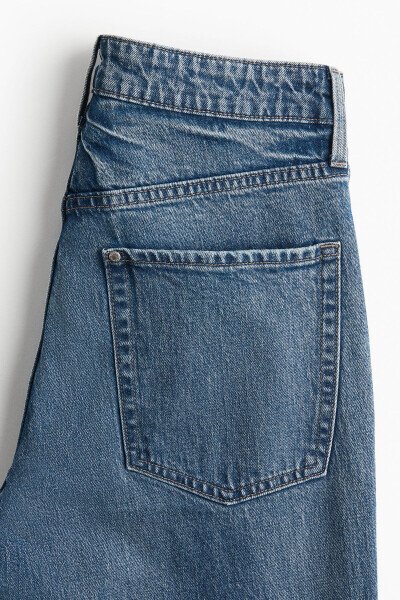 Slim Straight High Jeans-Kot mavisi - 7