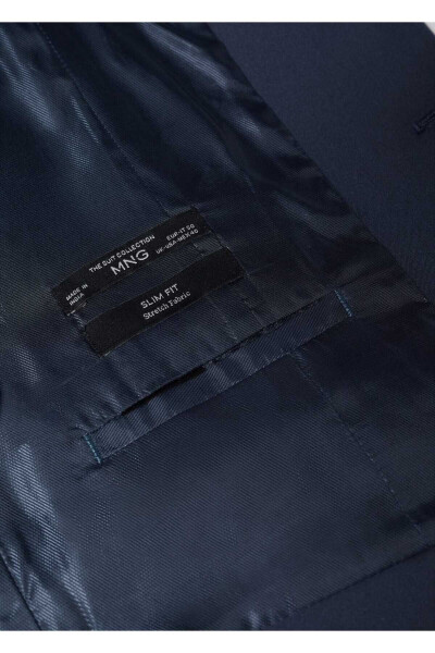 Slim Fit Yelek - Lacivert - 5