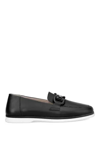 İnci 101973610 5I Lenno 5FX Kadın Loafer Ayakkabı Siyah - Siyah - 1