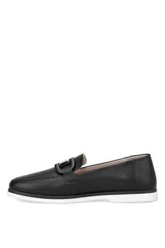 İnci 101973610 5I Lenno 5FX Kadın Loafer Ayakkabı Siyah - Siyah - 3