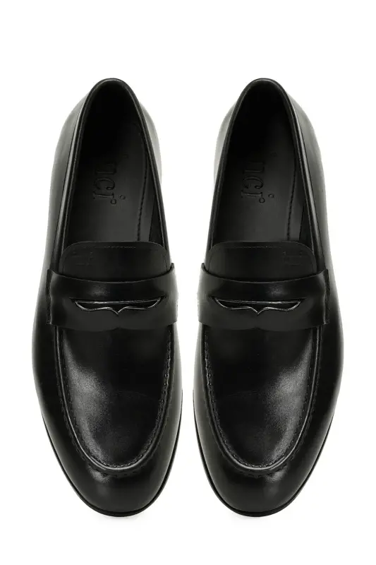 INCI ACROS 5FX Black Men's Loafer-Black - 4