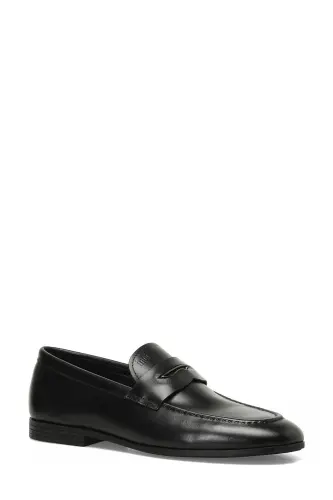 INCI ACROS 5FX Black Men's Loafer-Black - İNCI (1)