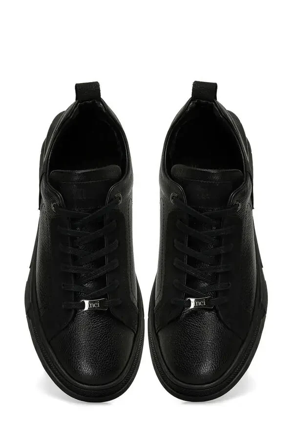 INCI ALASKE 4PR Qora Erkaklar Kundalik Poyabzali - 4