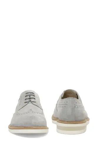 INCI ALBAY 5FX Gri Erkek Klasik Ayakkabı-Gri - 5