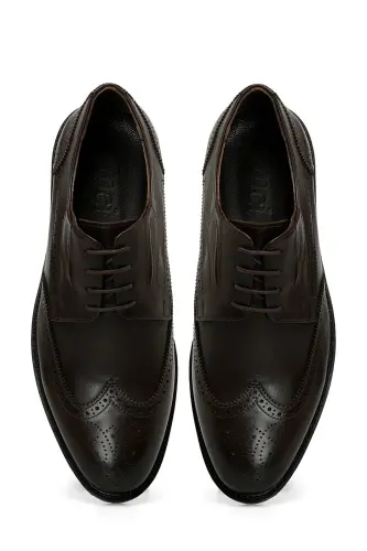 INCI ANTONY 4FX Kahverengi Erkek Klasik Ayakkabı-Kahverengi - 4