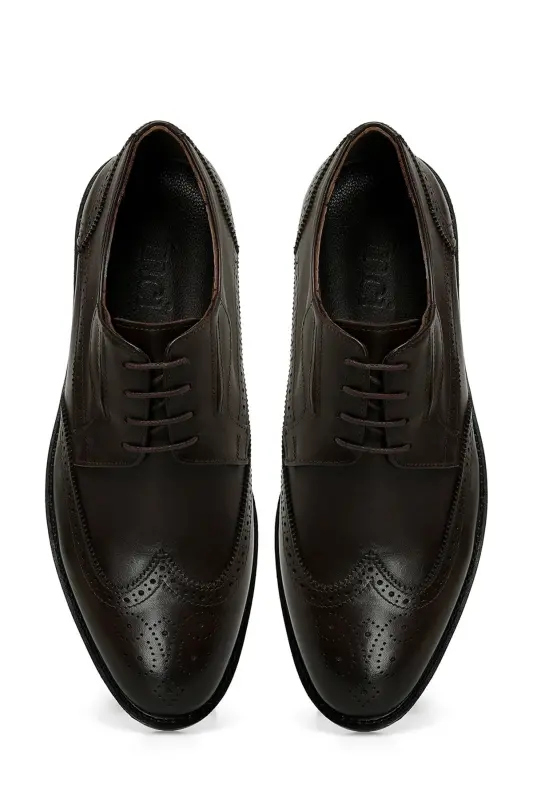 INCI ANTONY 4FX Kahverengi Erkek Klasik Ayakkabı-Kahverengi - 4