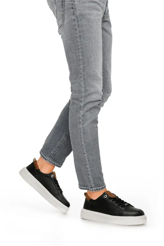 INCI BUNKER 5FX Qora Erkak Krossovkasi - 2