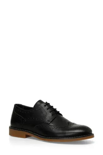 INCI CIRCLE 4FX Black Men's Classic Shoes - İNCI (1)