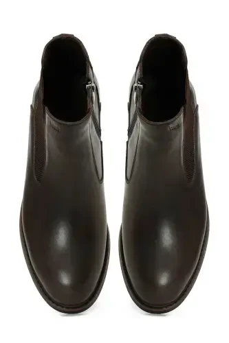 INCI HENDY 4PR Jigarrang erkaklar klassik etik - 4