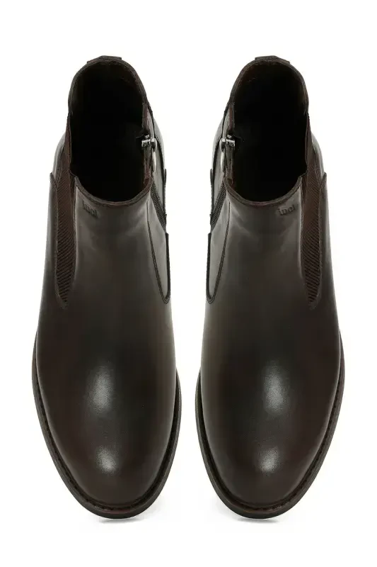 INCI HENDY 4PR Jigarrang erkaklar klassik etik - 4