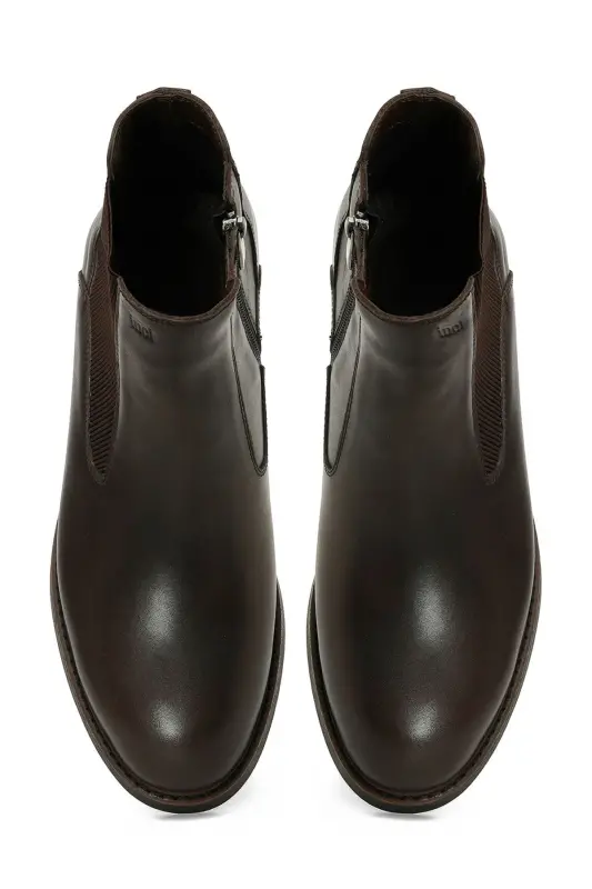 INCI HENDY 4PR Kahverengi Erkek Klasik Bot - 4