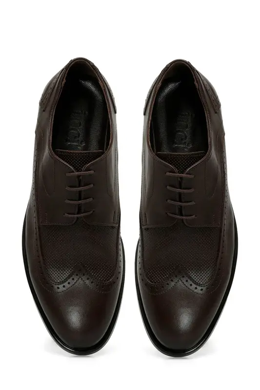 INCI IRON 4FX Jigarrang Erkaklar Klassik Poyabzali - 4