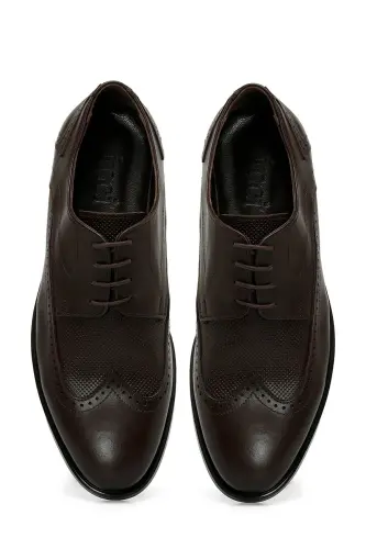 INCI IRON 4FX Kahverengi Erkek Klasik Ayakkabı - 4