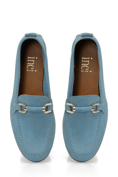 INCI MANUEL 5FX Mavi Kadın Loafer - Mavi-101974865 - 4