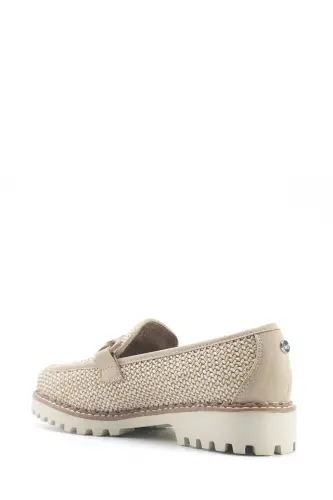 INCI NOMI 5FX Bej Kadın Loafer-Bej - 3