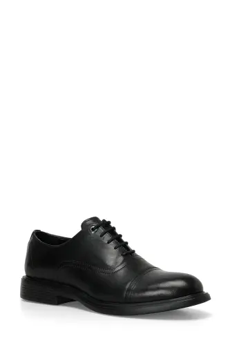INCI PITS 4PR Black Men's Classic Shoes-Black - İNCI (1)