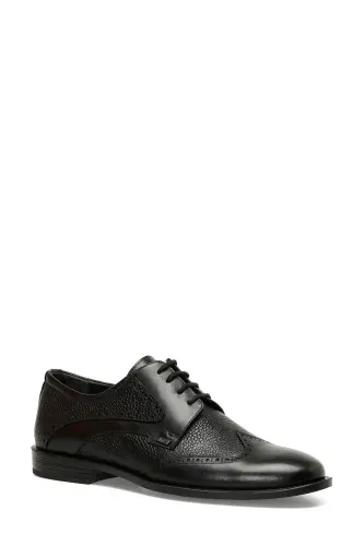INCI REGA 5FX Black Men's Classic Shoes - İNCI (1)