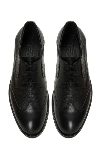 INCI REGA 5FX Black Men's Classic Shoes - 4