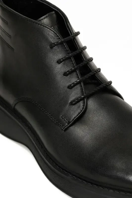 INCI RONS 4PR Qora Erkaklar Klassik Bot - 7