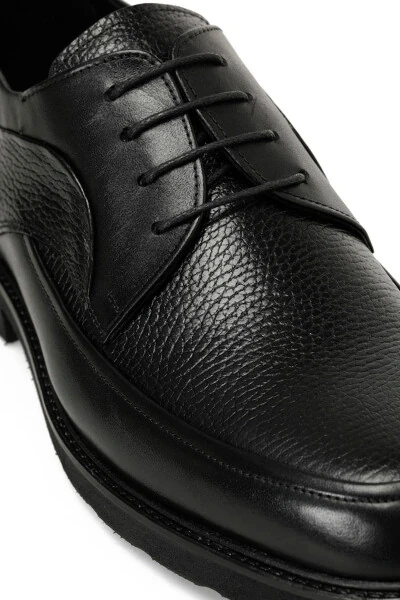 INCI SAND 4PR Qora Erkaklar Klassik Poyafzali - 7