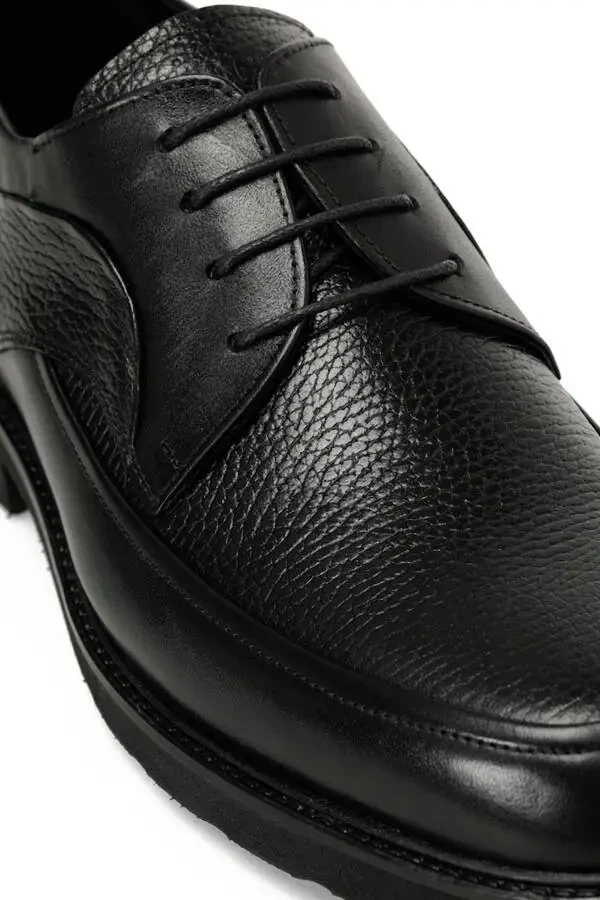 INCI SAND 4PR Qora Erkaklar Klassik Poyafzali - 7