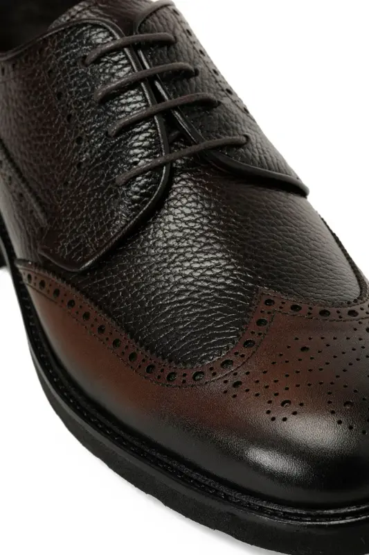 INCI SWAMP 4PR Kahverengi Erkek Klasik Ayakkabı-Ka - 7