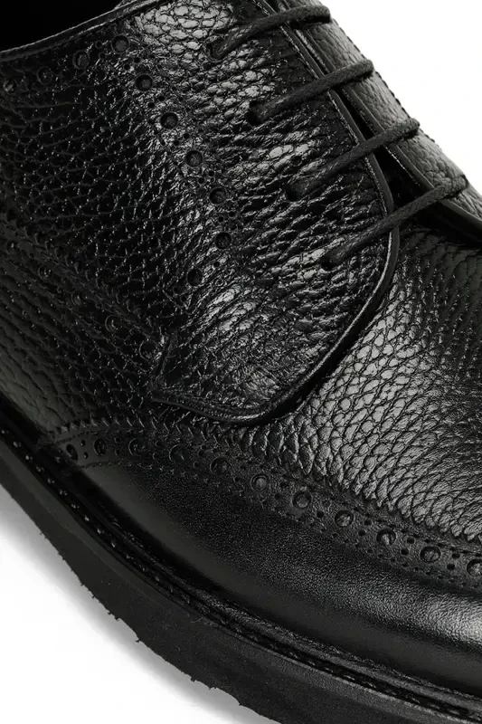 Incı Swamp 4pr Siyah Erkek Klasik Ayakkabı-Siyah - 7