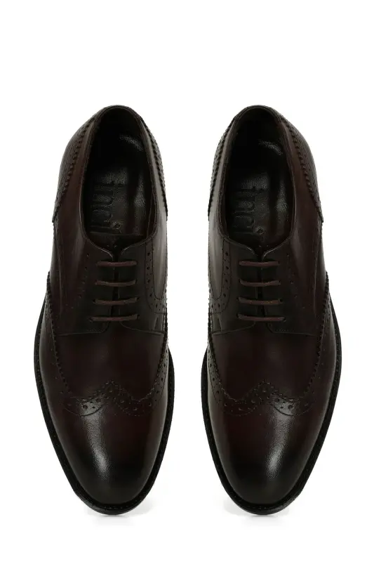 INCI TOBEX 4PR Jigarrang Erkaklar Klassik Poyafzali - 4