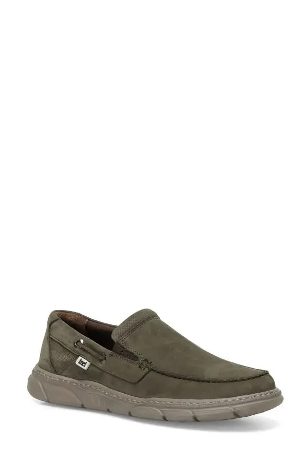 INCI TOMITA 4FX Khaki Men's Comfort Shoe-Khaki - 2