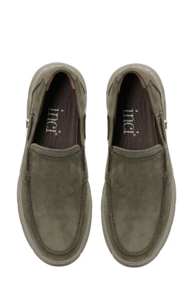 INCI TOMITA 4FX Khaki Men's Comfort Shoe-Khaki - 4