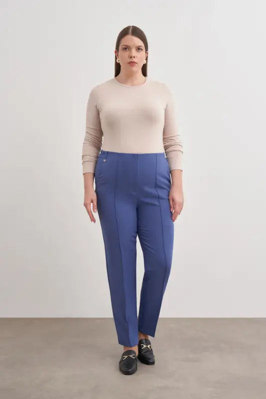 Indigo Carrot Pants - 2