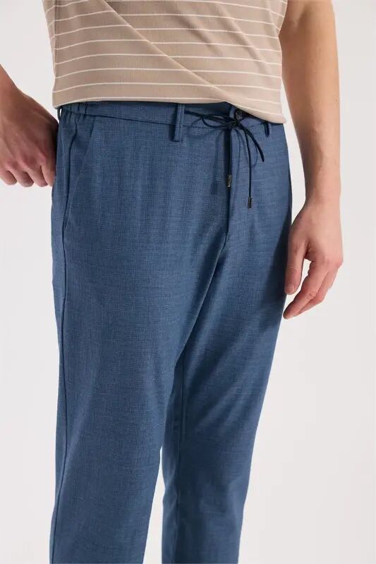 Indigo Comfort Fit Belik Lasticheli Enek Qumash Jogger Pantolon - 3