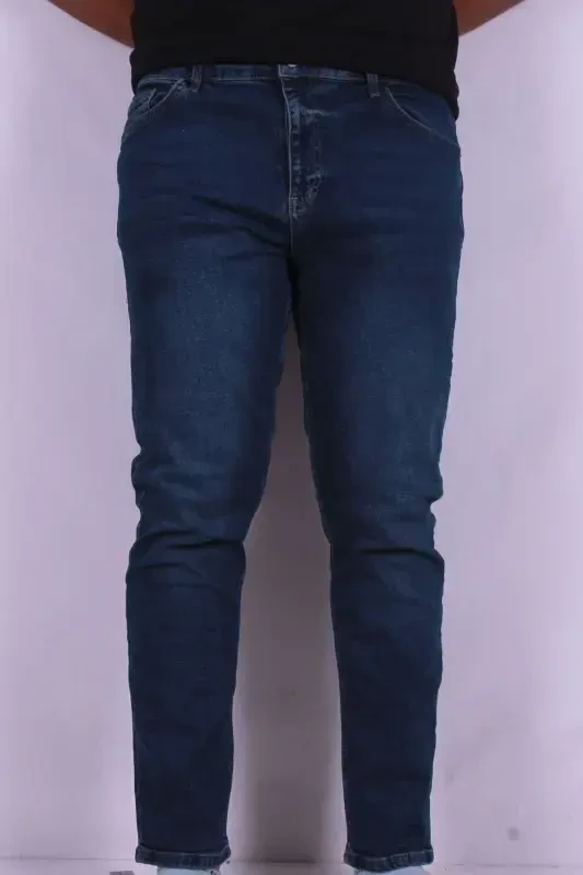 Indigo Erkak Jean Shim 5wam40076ıd-TO'Q KO'K - KOTON
