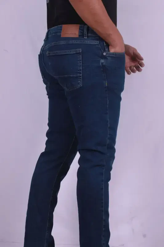 Indigo Erkak Jean Shim 5wam40076ıd-TO'Q KO'K - 2