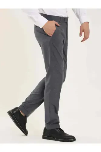 Indigo Erkaklar uchun Regular Fit Oddiy Klassik Shimim - 97732 - DUFY (1)