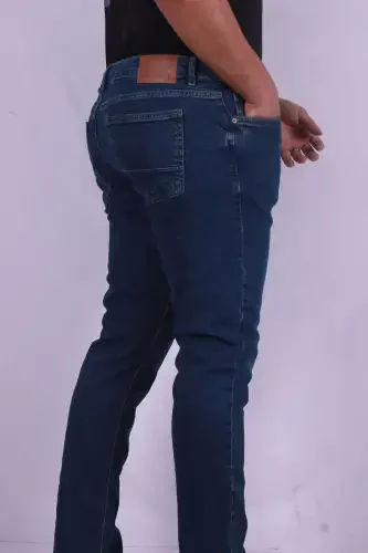 İndigo Erkek Jean Pantolon 5wam40076ıd-KOYU İNDİGO - 2