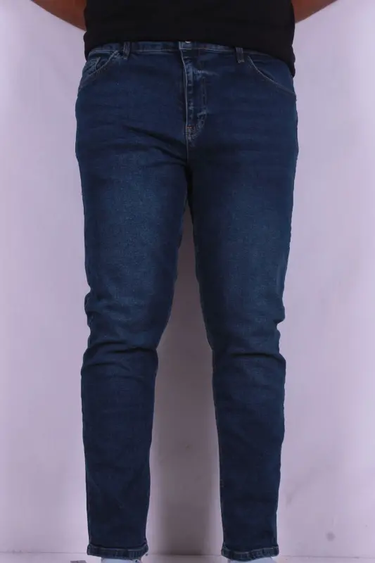 İndigo Erkek Jean Pantolon 5wam40076ıd-KOYU İNDİGO - 1