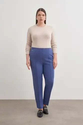 İndigo Havuç Pantolon-İndigo - 2