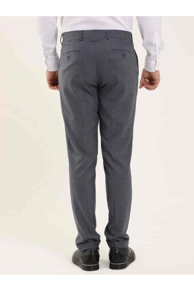 Indigo Men's Regular Fit Plain Classic Trousers - 97732 - 10