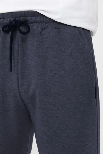 Indigo Men's Straight Leg Relaxed Fit Sweatpants-INDIGO - 4
