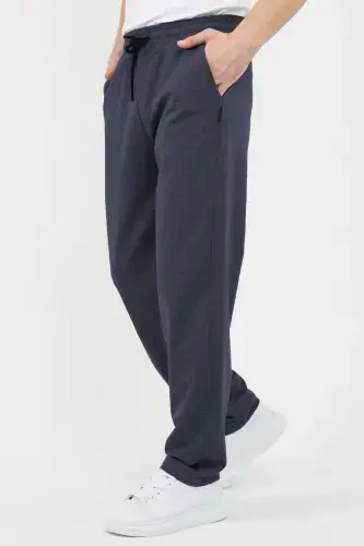 Indigo Men's Straight Leg Relaxed Fit Sweatpants-INDIGO - Modazone (1)