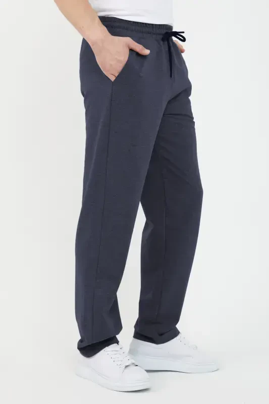 Indigo Men's Straight Leg Relaxed Fit Sweatpants-INDIGO - 3