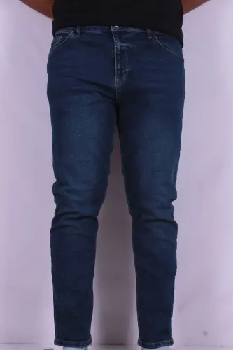Индиго Erkek Jean Pantolon 5wam40076ıd-KOYU İНДИГО - 1